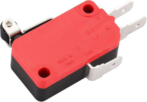 Baomain Micro switch V-165-1C25 SPDT Short Roller Hinge Lever 3 Pin Momentary Pack of 5 in Saudi Arabia