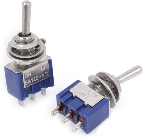 10 قطعة 2A 250VAC 5A 120VAC ON/ON SPDT 3 محطات 2 موقف تبديل التبديل MTS102 in Saudi Arabia