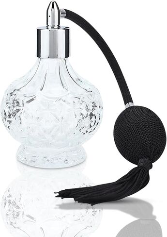 80ml Perfume Bottles Atomizer, Refillable Vintage Empty Glass Perfume Spray Bottle With Tassel in Saudi Arabia