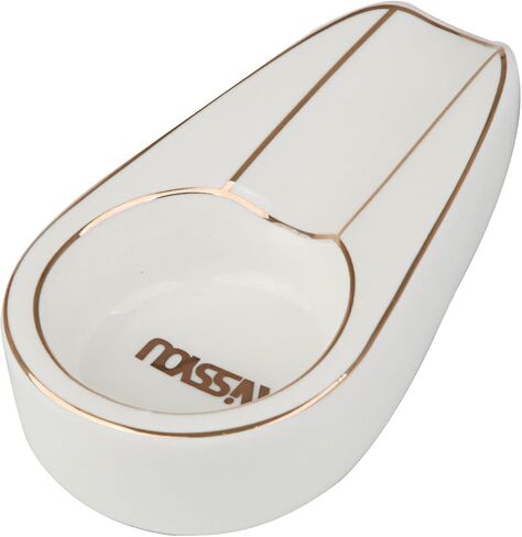 Premium White Cigar AshTray for Outdoor Use - Stylish Ashtray for Men, Perfect for Patios and Outdoor Cigar Enthusiasts wanther in Saudi Arabia