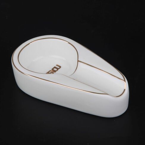 Premium White Cigar AshTray for Outdoor Use - Stylish Ashtray for Men, Perfect for Patios and Outdoor Cigar Enthusiasts wanther in Saudi Arabia