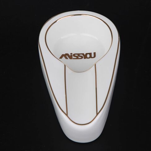 Premium White Cigar AshTray for Outdoor Use - Stylish Ashtray for Men, Perfect for Patios and Outdoor Cigar Enthusiasts wanther in Saudi Arabia