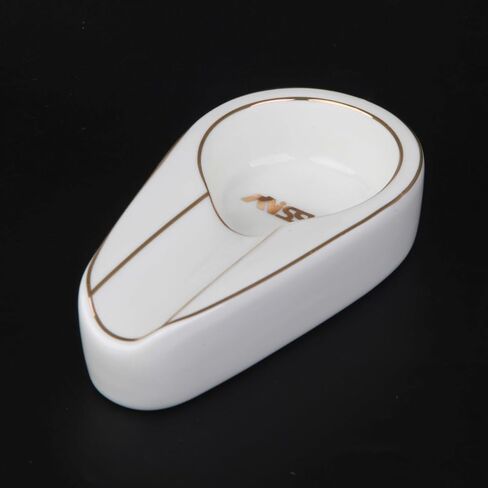 Premium White Cigar AshTray for Outdoor Use - Stylish Ashtray for Men, Perfect for Patios and Outdoor Cigar Enthusiasts wanther in Saudi Arabia