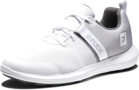 FootJoy mens Fj Flex Golf Shoe, White, 8.5 US in Saudi Arabia