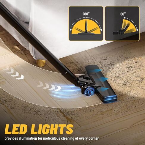 2024New مكنسة كهربائية محمولة لاسلكية لبطارية DeWALT 20V، مكنسة كهربائية محمولة بقوة 200 وات، مكنسة كهربائية محمولة للسيارة لسجاد الأرضيات الصلبة وشعر الحيوانات الأليفة ومكتب السيارة (بدون بطارية) in Kuwait