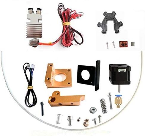 أحدث مجموعة ترقية الطارد المزدوج K280 2 في 1 للطابعة ثلاثية الأبعاد HE3D delta K280 DIY in Kuwait