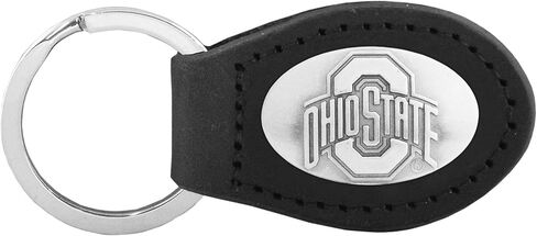NCAA Ohio State Buckeyes Leather Concho Key Fob in Saudi Arabia