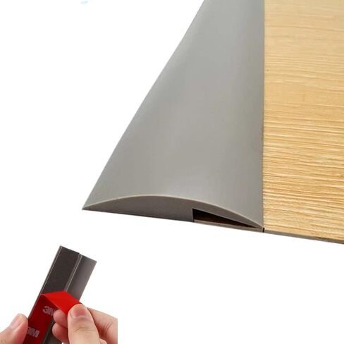 Self Adhesive Floor Transition Strip, Laminate Floor Strip Carpet Transition Strip Floor Threshold Divider Strips, Flooring Edge Trim, Suitable for Height Less Than 3mm/5mm (3mm/6.56ft, Black) in Saudi Arabia