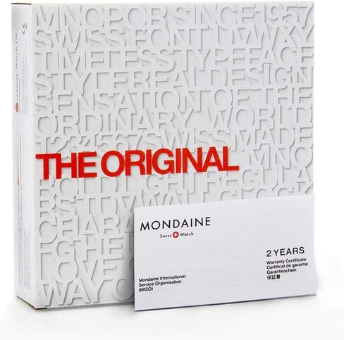 Mondaine - ساعة حائط A990.Clock.16SBB 25 سم - ساعة السكك الحديدية السويسرية الرسمية - غلاف ألومنيوم أحمر مستعمل - ساعات حائط مقاومة للغبار - صنع في سويسرا in Kuwait