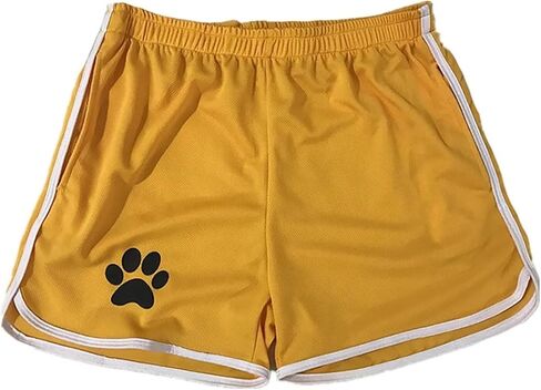 Men's Running Shorts Breathing Athletic Gym Mesh Shorts for Men Breathable Dog Paw Print Gym Workout Shorts in Saudi Arabia