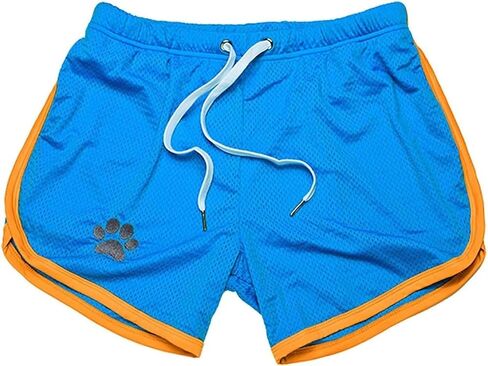 Men's Running Shorts Breathing Athletic Gym Mesh Shorts for Men Breathable Dog Paw Print Gym Workout Shorts in Saudi Arabia