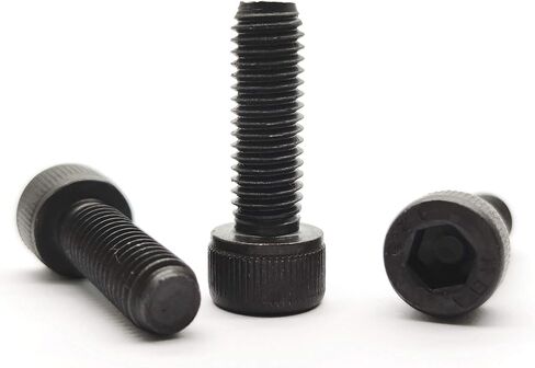 M8-1.25x25mm 12.9 الصف سبائك الصلب المقبس غطاء رأس مسامير البراغي ألين المقبس محرك أسود أكسيد النهاية 12.9 فئة 25 قطعة in Kuwait