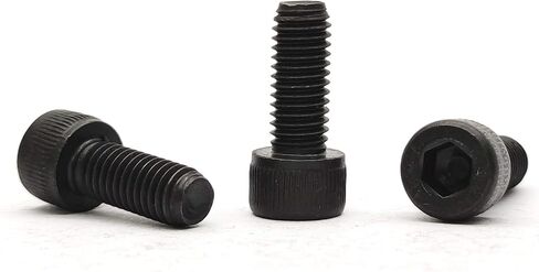 M8-1.25x25mm 12.9 الصف سبائك الصلب المقبس غطاء رأس مسامير البراغي ألين المقبس محرك أسود أكسيد النهاية 12.9 فئة 25 قطعة in Kuwait