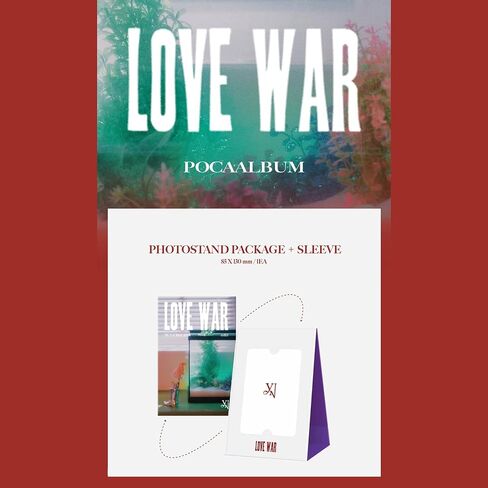 YENA - الألبوم المنفرد الأول [Love War] (POCA ALBUM) حزمة حامل الصور + الغلاف + بطاقة QR + بطاقة الصور + الملصق + المحتويات الرقمية + دليل المستخدم + بطاقتي صور إضافيتين in Saudi Arabia