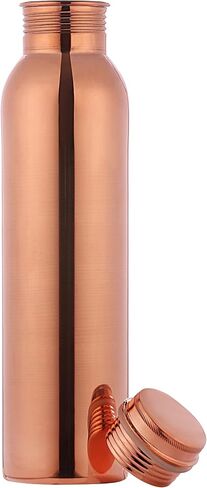 Pure Copper Water Bottle for Ayurvedic Health Benefits, 1000 Ml (33.81 Fl Oz) (Color Pattern) in Saudi Arabia