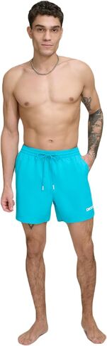 DKNY Men's Lightweight Quick Dry Volley UPF 40+ Protection Swim Trunk in Saudi Arabia