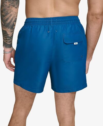 DKNY Men's Lightweight Quick Dry Volley UPF 40+ Protection Swim Trunk in Saudi Arabia