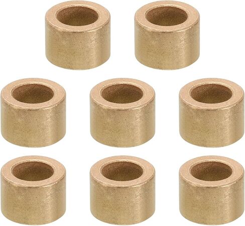 PATIKIL M10 Brass Spacers, 8 Pcs Metal Spacer Brass 10mm ID x 12mm OD x 10mm L Brass Spacers Screw Standoff for 3/8 Inch or M10 Screw in Saudi Arabia