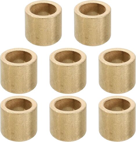 PATIKIL M10 Brass Spacers, 8 Pcs Metal Spacer Brass 10mm ID x 12mm OD x 10mm L Brass Spacers Screw Standoff for 3/8 Inch or M10 Screw in Saudi Arabia