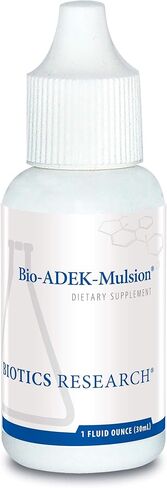 Biotics Research Bio ADEK Mulsion - Emulsified Formula, Improved Bioavailability, Supports Healthy Immune Responses, Bone Health, Eye Health, Cardiovascular Health, 1 fl oz in Saudi Arabia