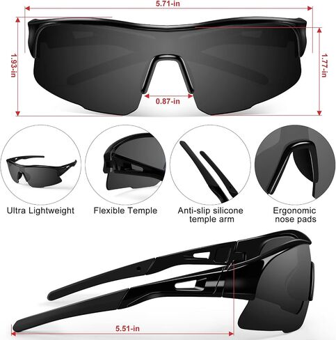 Safety Glasses for Men Women, ANSI Z87.1+UV Protective Eyewear, Impact Resistant Safety Goggles for Sport, Working in Saudi Arabia