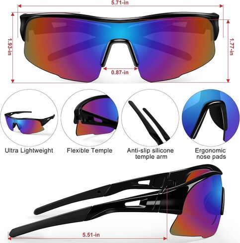 Safety Glasses for Men Women, ANSI Z87.1+UV Protective Eyewear, Impact Resistant Safety Goggles for Sport, Working in Saudi Arabia