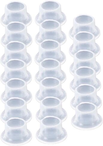 Faucet Leak-Proof Sealing Gasket, Silicone Raw Material Belt, Silicone Gasket Seal for Various Plumbing Fixtures (White,20 Pcs) in Saudi Arabia