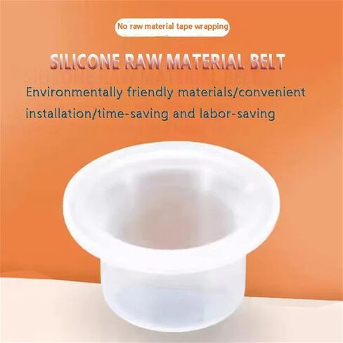 Faucet Leak-Proof Sealing Gasket, Silicone Raw Material Belt, Silicone Gasket Seal for Various Plumbing Fixtures (White,20 Pcs) in Saudi Arabia