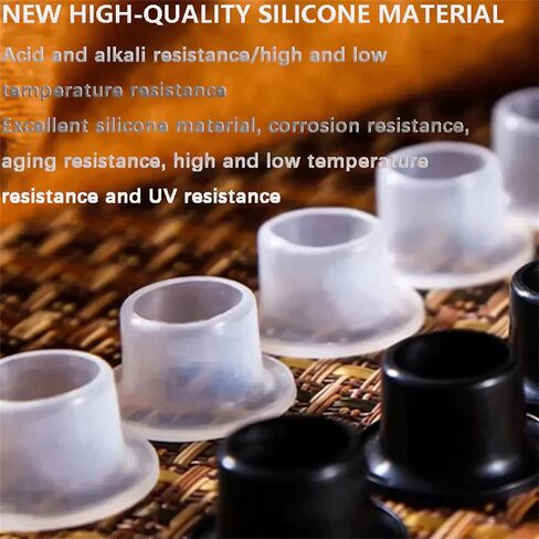 Faucet Leak-Proof Sealing Gasket, Silicone Raw Material Belt, Silicone Gasket Seal for Various Plumbing Fixtures (White,20 Pcs) in Saudi Arabia