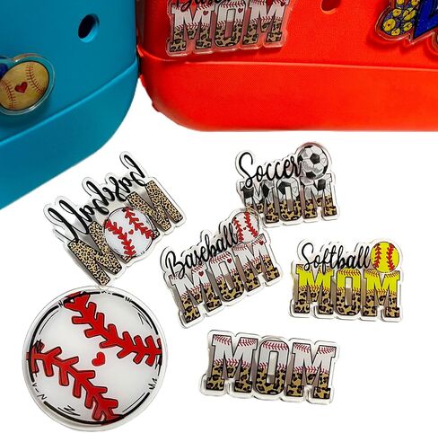 baseball bag charm 3" Acrylic accessories for Beach Women Girls Travel Shopping Party Best in Saudi Arabia