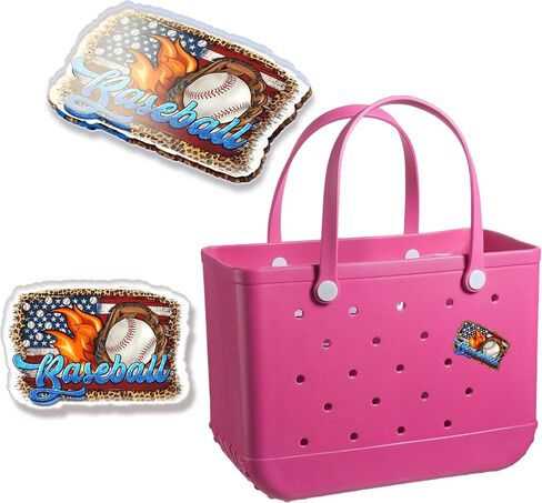 baseball bag charm 3" Acrylic accessories for Beach Women Girls Travel Shopping Party Best in Saudi Arabia