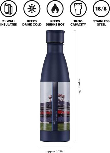 foco NFL unisex-adult NFL Team Logo Primetime 18oz Metal Stainless Steel Water Bottle in Saudi Arabia