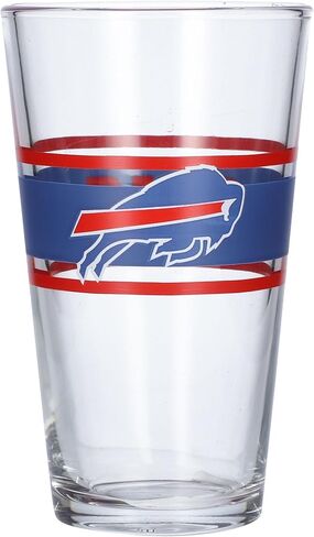 logobrands Buffalo Bills 16oz. Stripe Pint Glass in Saudi Arabia