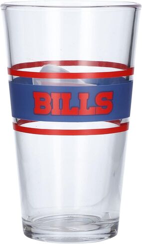 logobrands Buffalo Bills 16oz. Stripe Pint Glass in Saudi Arabia