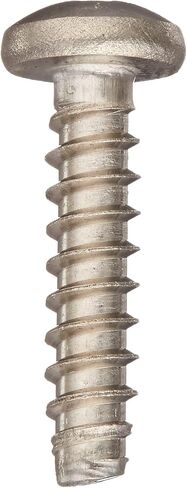 Small Parts 0408BPP188 18-8 Stainless Steel Sheet Metal Screw, Plain Finish, Pan Head, Phillips Drive, Type B, #4-24 Thread Size, 1/2" Length (Pack of 100) in Saudi Arabia