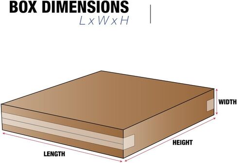 Tape Logic TLHD48824FOLMS Heavy-Duty Side Loading Moving Boxes, 48" L x 8" W x 24" H, 24" Height, 8" Width, 48" Length, Kraft (Pack of 10) in Saudi Arabia