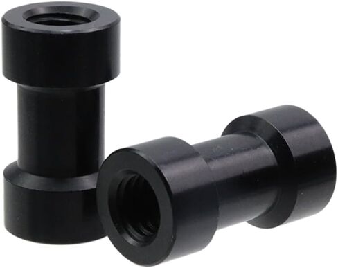 2 PCS Round Aluminum Standoff Spacer Column M6×30mm Standoff Mounts D16mm Black Hardware Spacers for DIY Models, Drone Racing, RC Airplane in Saudi Arabia