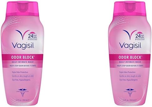 Vagisil Feminine Wash for Intimate Area Hygiene, Odor Block, Gynecologist Tested, Hypoallergenic, 12 oz, (Pack of 1) in Kuwait