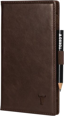 TORRO Regular Golf Scorecard Holder – Genuine Leather Golf Score Card Wallet with Card Slot and Pencil Loop in Kuwait