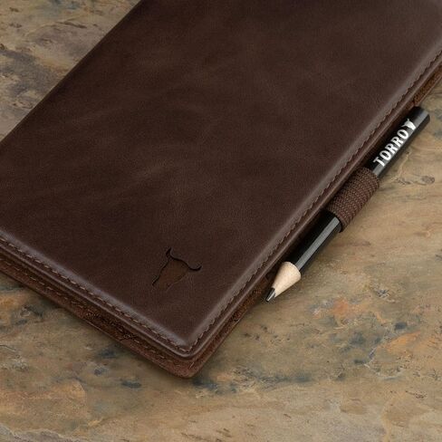 TORRO Regular Golf Scorecard Holder – Genuine Leather Golf Score Card Wallet with Card Slot and Pencil Loop in Kuwait