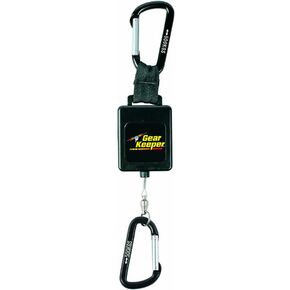 Gear Keeper RT3-4568 Retractable Instrument Tether with Aluminum Carabiner, 80 lbs Breaking Strength, 68 oz Force, 16" Extension