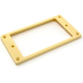 Black Flat Bottom Humbucker Pickup Mounting Ring Slanted (5mm-7mm) compatible with Epiphone Guitars HR120F-BLK