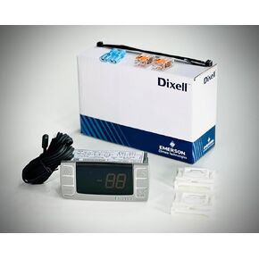 Digital Controller XR03CX COMPLETE Kit with Temperature Sensor, Mounting Tabs, Programming Instructions Included XR03CX-4N0F1