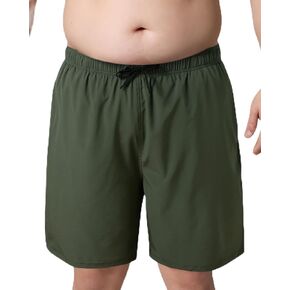 Arcweg Big and Tall Mens Swim Trunks with Mesh Lining Plus Size Swim Shorts Beach Swimsuit Men’s Swim Suits(2XL-6XL)