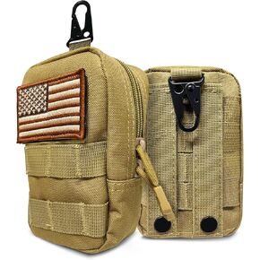 Golf Tee Bag, Professional Zipper Golf Players Valuables Tee/Ball Pouch Bag, Zipper Golf Utility Pouch with Clip to Attach on Golf Bag and Waist in Saudi Arabia