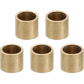 PATIKIL M8 Brass Spacers, 5 Pcs Metal Spacer Brass 8mm ID x 12mm OD x 4mm L Brass Spacers Screw Standoff for 5/16 Inch or M8 Screw
