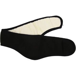 FOSA Sleep Mask, Eye Mask for Sleeping Adjustable Noise Reduction Sleeping Earmuffs with Breathable Cotton Material for Sleep, Study, Travel (Black)