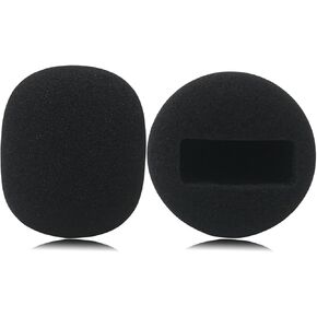 Microphone Cover for DJI Mic, Rode Wireless GO, Hollyland Lark Wireless Mic Stand Handheld Holder - Windscreen Pop Filter 2 PCS