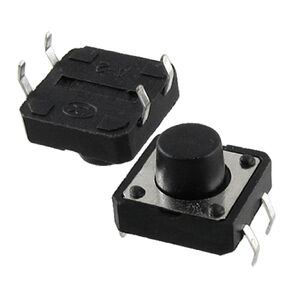 uxcell 10 Pcs 12 x 12mm x 7.5mm Panel PCB Momentary Tactile Tact Push Button Switch DIP