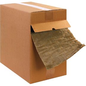 BOX USA BKIMDIS12 Versa-Pak Cellulose Wadding Dispenser Pack, 12" x 200', Kraft (1 Each)